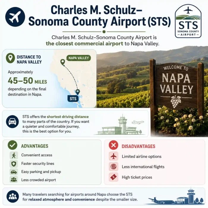 Charles M. Schulz–Sonoma County Airport (STS) 