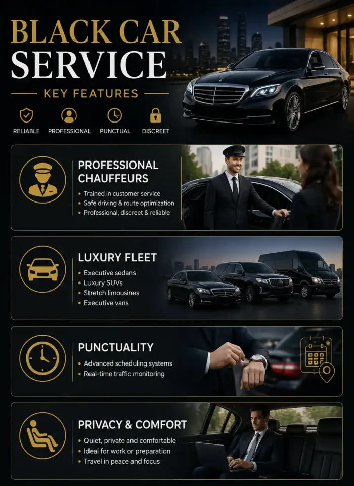 Black car service key features
