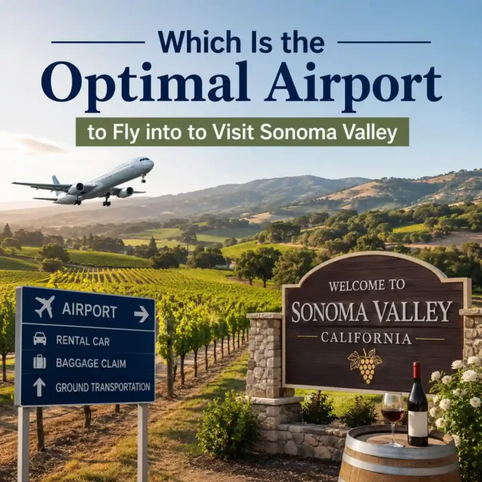 Which Is the Optimal Airport to Fly into to Visit Sonoma Valley