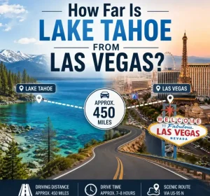 How Far Is Lake Tahoe From Las Vegas?